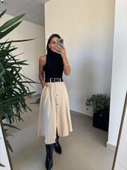 Np 1000 Siyah Marka Model Kemerli Elbise