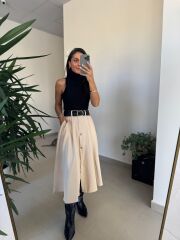 Np 1000 Siyah Marka Model Kemerli Elbise