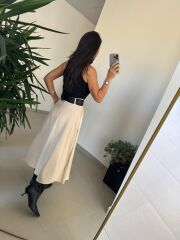 Np 1000 Siyah Marka Model Kemerli Elbise