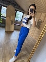 Saks paça pensli pantolon