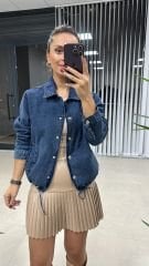 Navy Denim Jacket