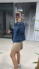 Navy Denim Jacket