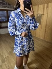 Mein Hemdkleid aus 3057 Saks-Twill-Stoff
