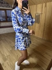 Mein Hemdkleid aus 3057 Saks-Twill-Stoff