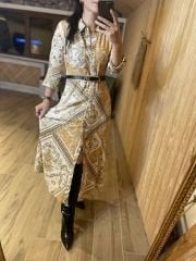 Orj brand mustard shirt dress