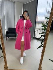 Foo Şeker Pembe Astarlı Kaban