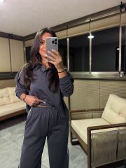 Mk Oysh 0184 Gri Modal Takım