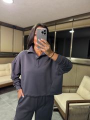 Mk Oysh 0184 Gri Modal Takım