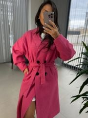 Foo Pembe Astarlı Kaban