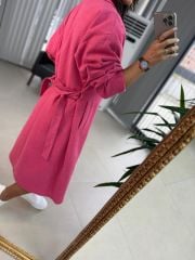 Foo Pembe Astarlı Kaban