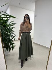 Dv 60273 Vizon İnci Düğmeli Hırka