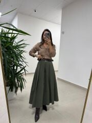 Dv 60273 Vizon İnci Düğmeli Hırka