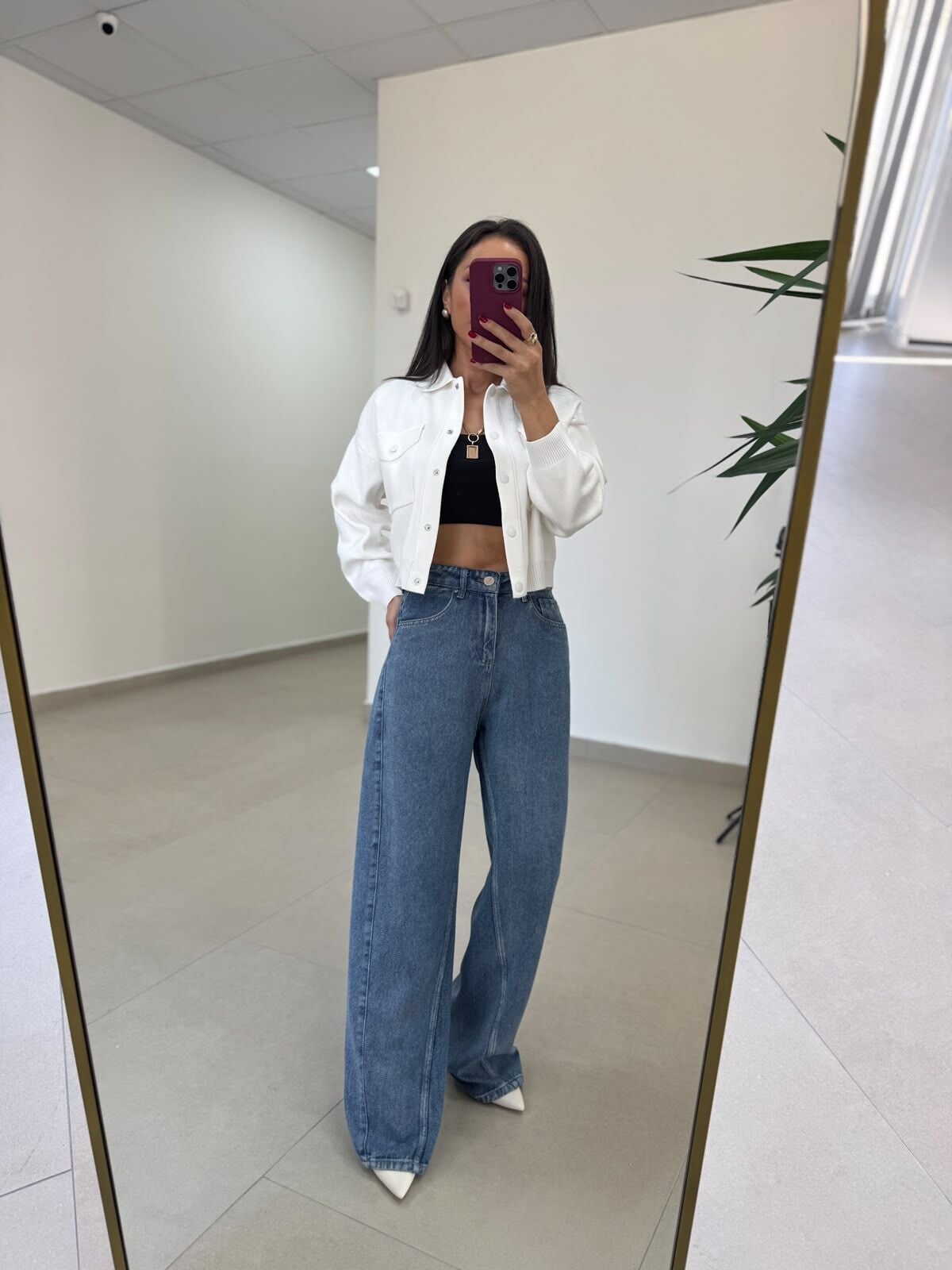 Lc 5001 Wide Leg Denim Pantolon
