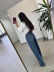 Lc 5001 Wide Leg Denim Pantolon