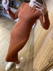 kaşkorse kiremit kalem elbise