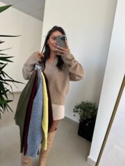 Dv 10645 Vizon V Yaka Yumoş Triko