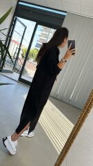 Dr Kapüşonlu Tasarım Elbise