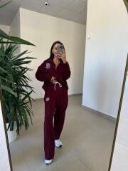 Ms 60077 Bordo Armalı Modal Takım