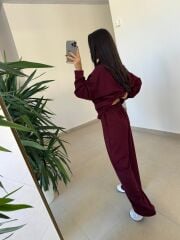 Ms 60077 Bordo Armalı Modal Takım
