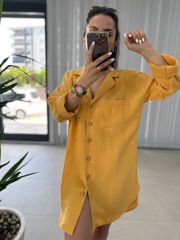 Hardal Tunik Elbise