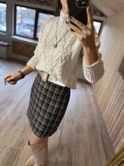 Orj marka vizon kırçıllı kazak