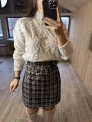 Orj marka vizon kırçıllı kazak