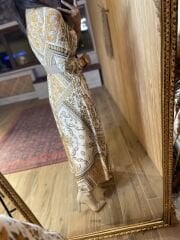 155 Nude kalın tokalı kemer