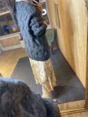 Antrasit yün kazak