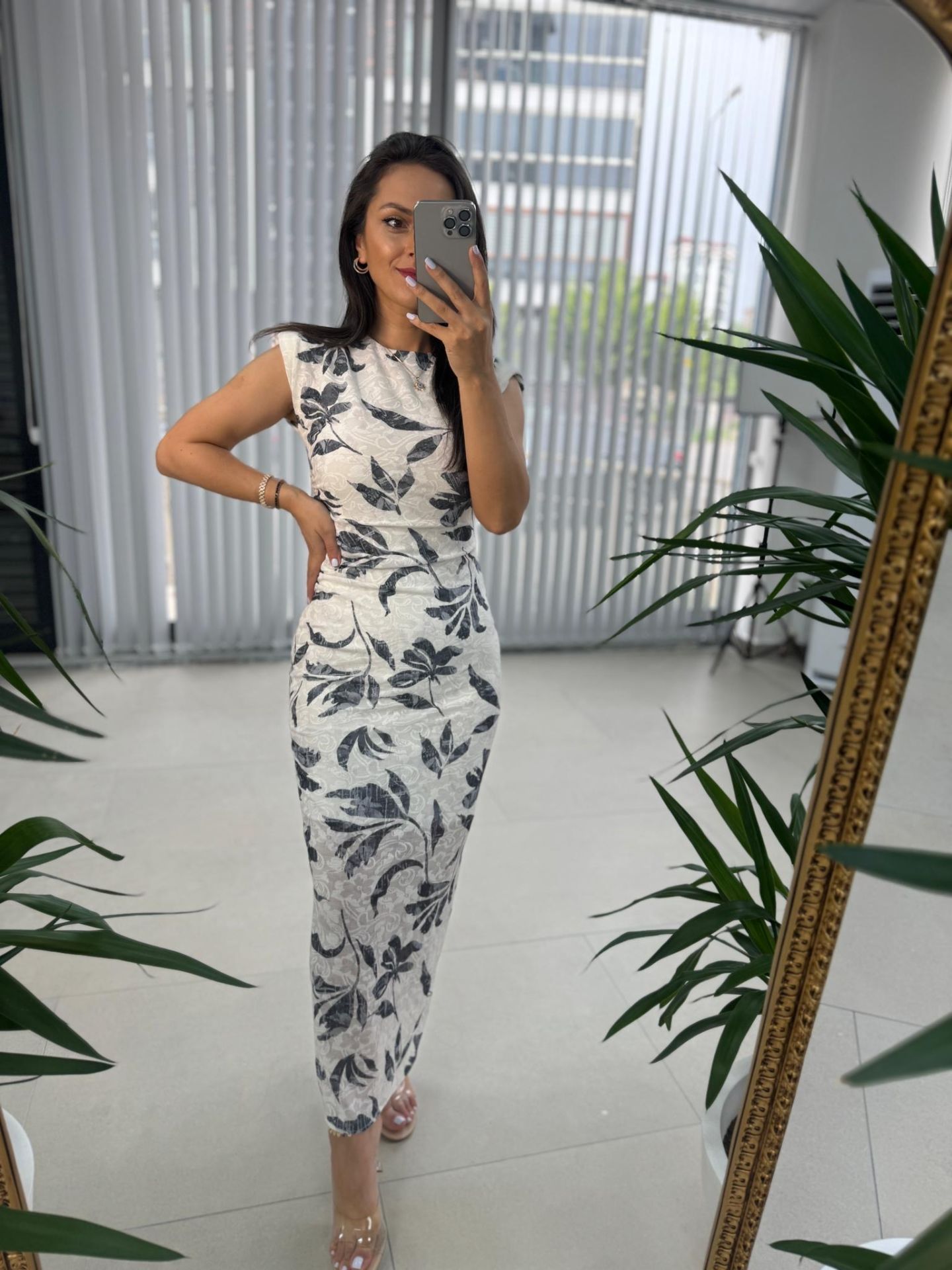 My 3403 Black Transitional Pencil Dress with Pads