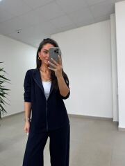 Art 1001 Kapüşonlu Fermuarlı Modal Laci Takım