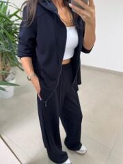 Art 1001 Kapüşonlu Fermuarlı Modal Laci Takım