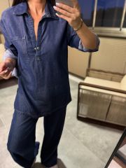 Wo 07377 Denim Takım