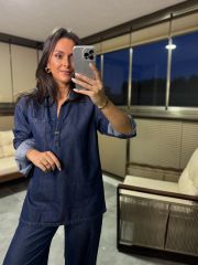 Wo 07377 Denim Takım