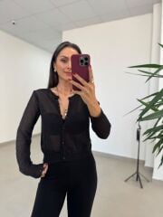 Po 2844 Transparan Hırka