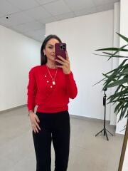 Qs 1009 Premium Kırmızı İkili Takım