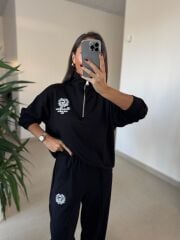 Ms 60077 Siyah Armalı Modal Takım