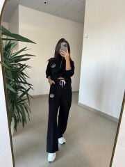 Ms 60077 Siyah Armalı Modal Takım