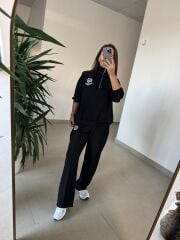 Ms 60077 Siyah Armalı Modal Takım