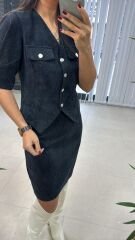 Mc Black Corduroy Jacket
