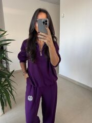 Ms 60077 Mor Armalı Modal Takım