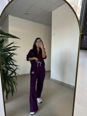 Ms 60077 Mor Armalı Modal Takım