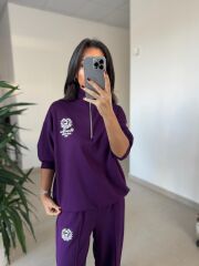 Ms 60077 Mor Armalı Modal Takım