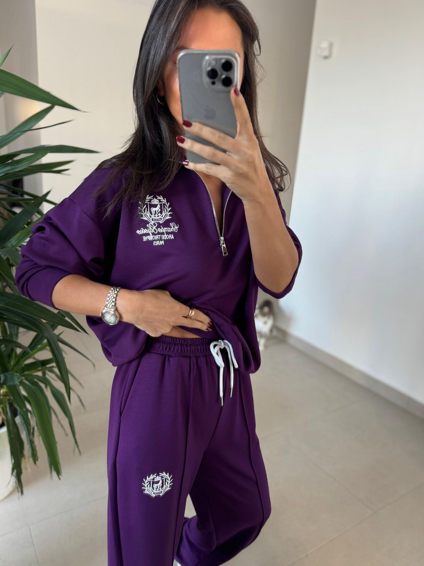 Ms 60077 Mor Armalı Modal Takım