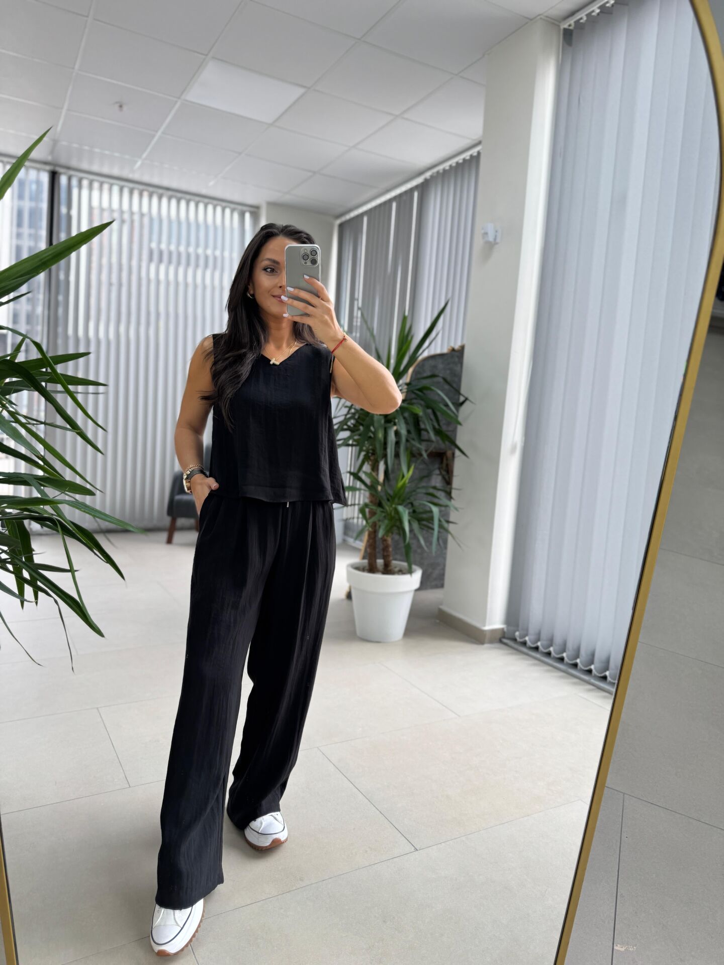 Cr 1633 Siyah Keten Takım