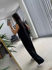 Cr 1633 Siyah Keten Takım