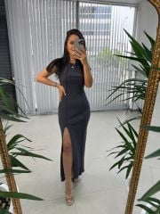 Sg Anthracite Pencil Dress