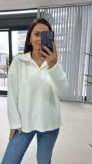 Yumoş Krem Bluz