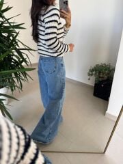 Orj. Marka Siyah-Beyaz Çıt Çıtlı Ceket Hırka