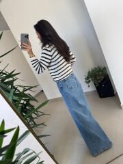 Orj. Marka Siyah-Beyaz Çıt Çıtlı Ceket Hırka