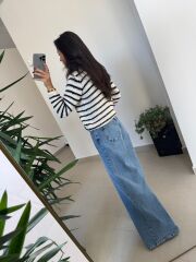 Orj. Marka Siyah-Beyaz Çıt Çıtlı Ceket Hırka